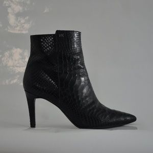 Michael Michael Kors Embossed Leather Ankle Boot